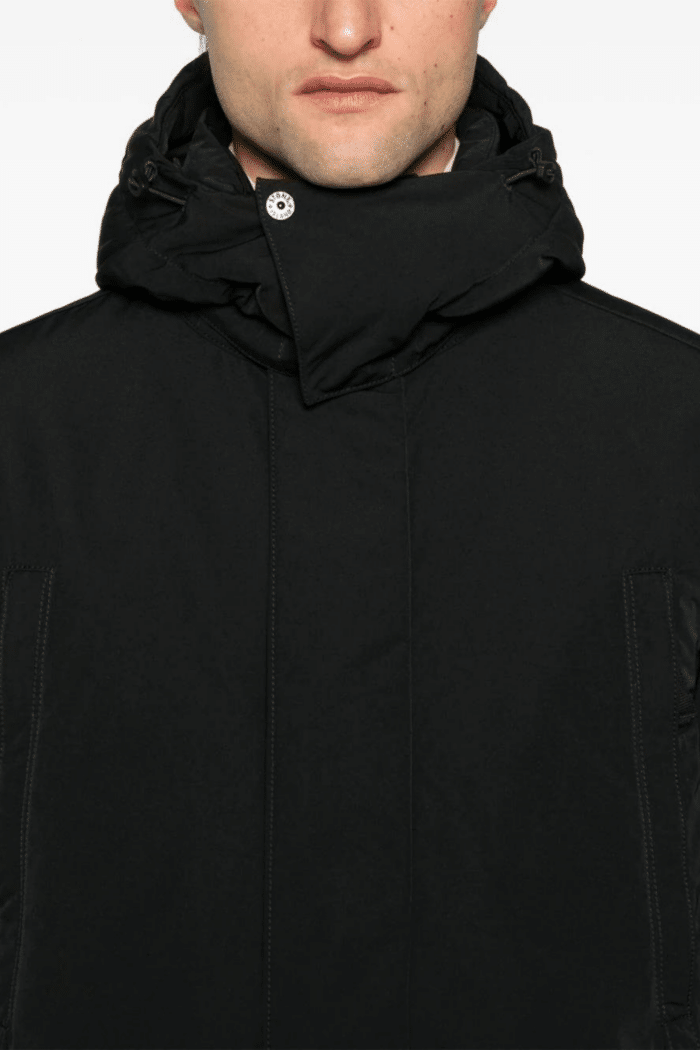 Manteau Micro Twill Noir