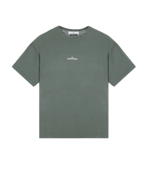 Tee-Shirt "Scratched Paint" Vert Mousse