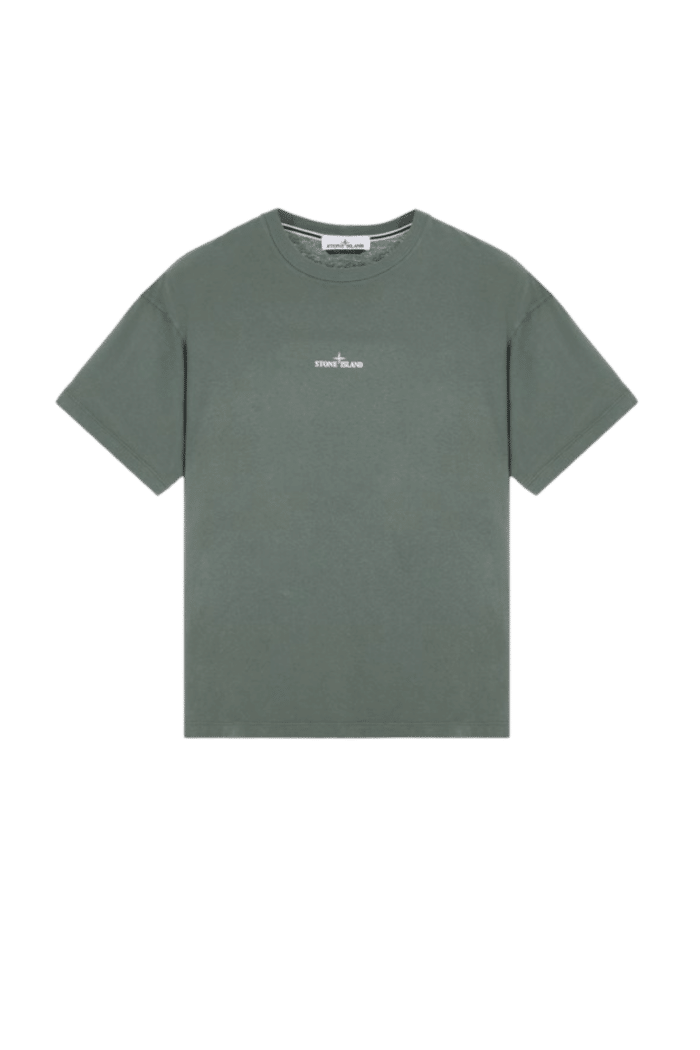 Tee-Shirt "Scratched Paint" Vert Mousse