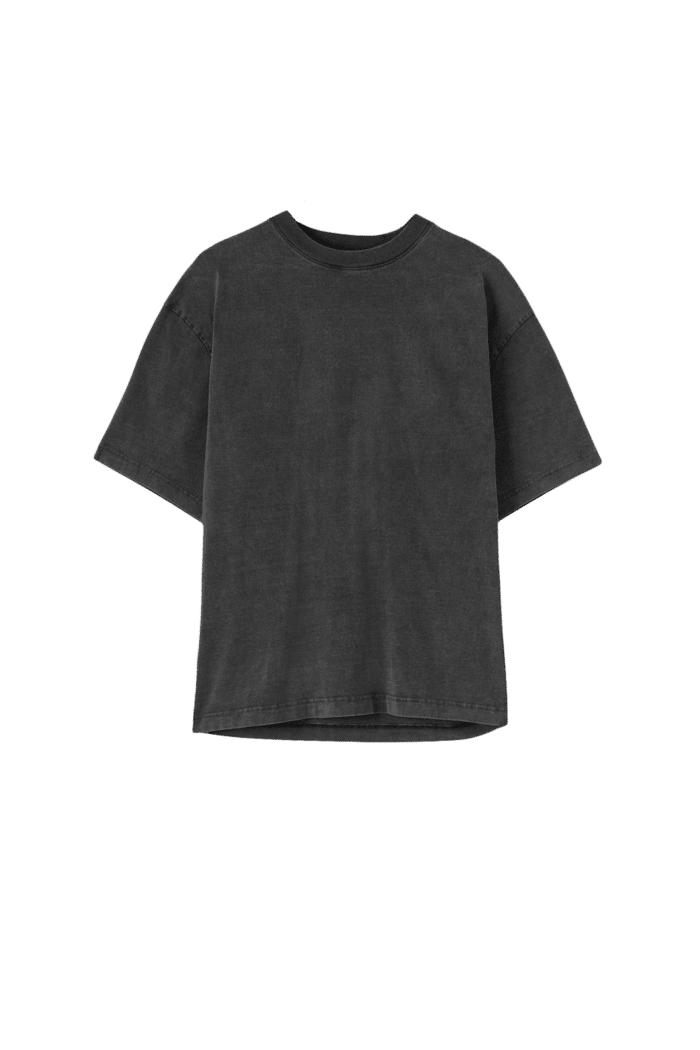 Tee-Shirt Typo Embroidered Noir