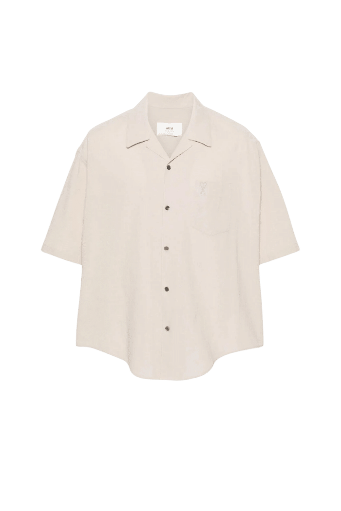 Chemise Col Requin Beige Clair