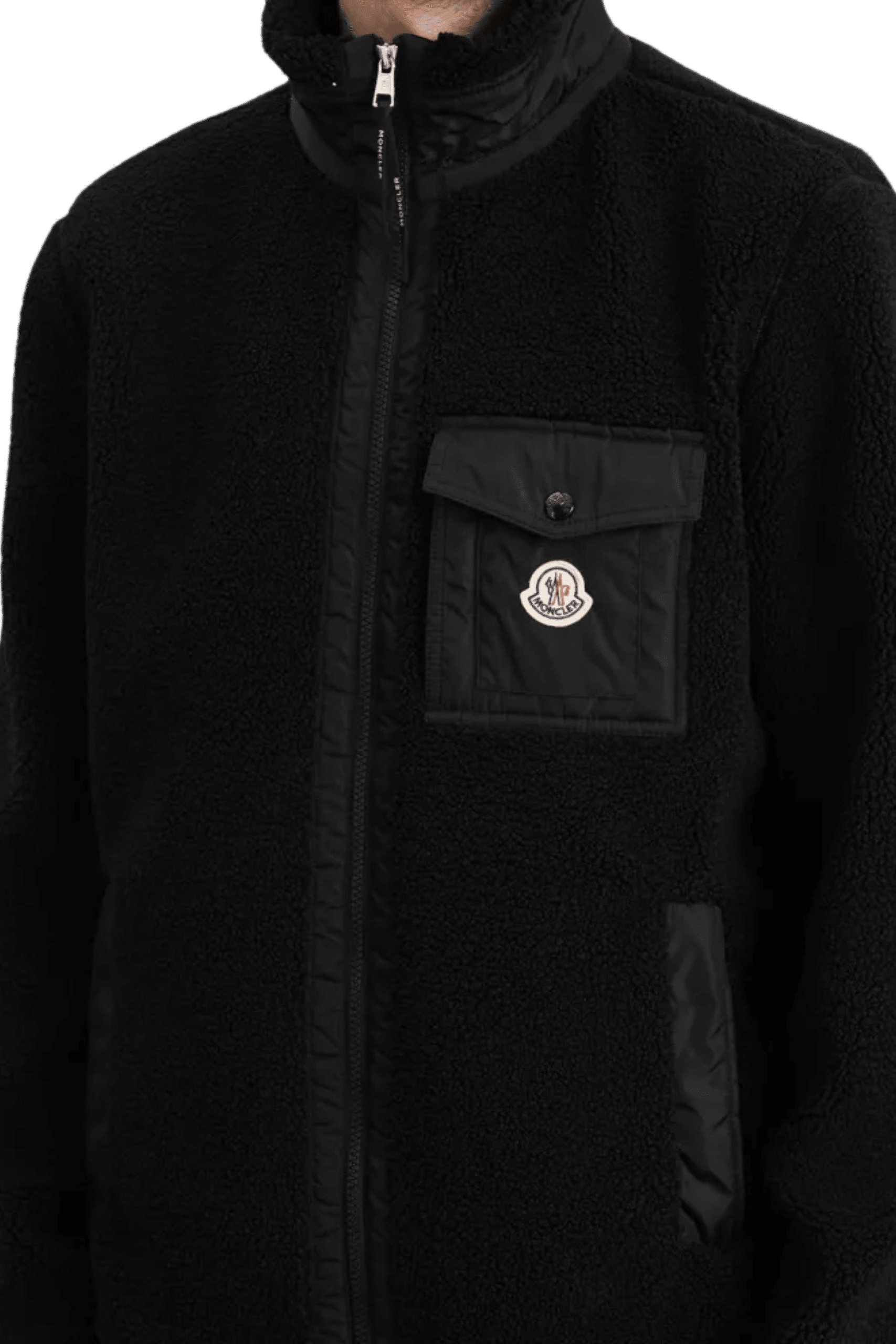 Cardigan Polaire Zippé Noir