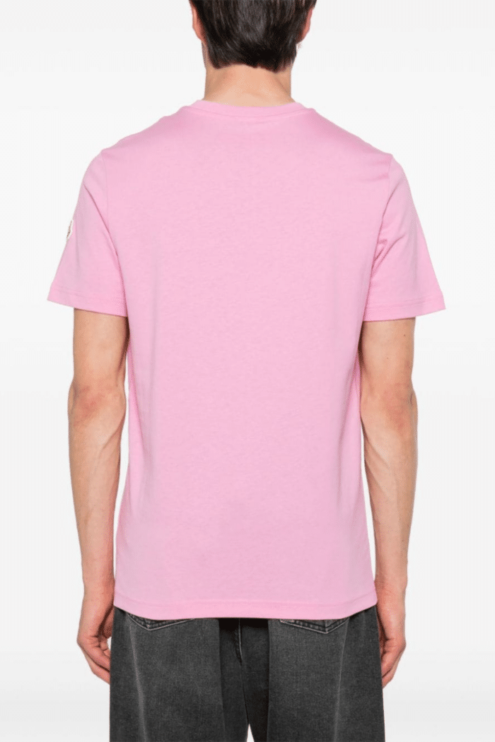 Tee-Shirt Rose Logo Métallisé