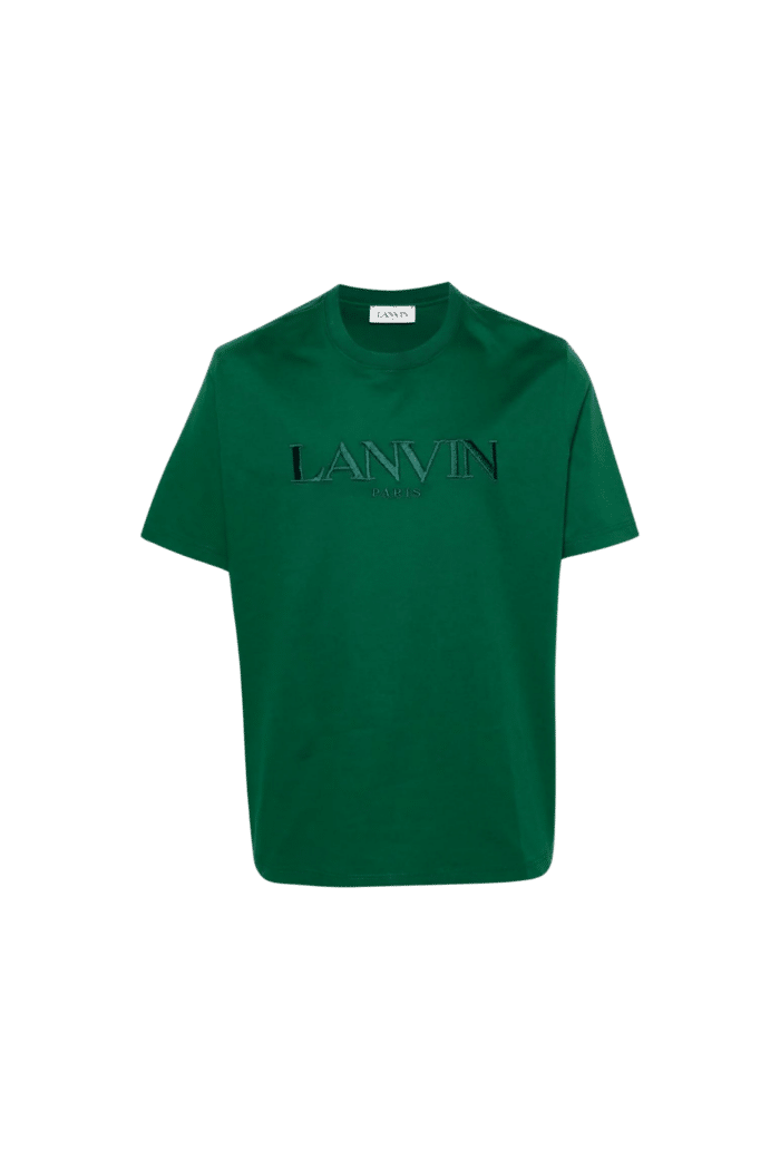 Tee-Shirt Classique Brodé Lanvin vert