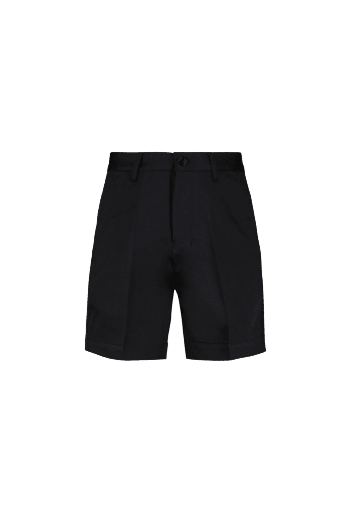 Short Chino Satin Noir