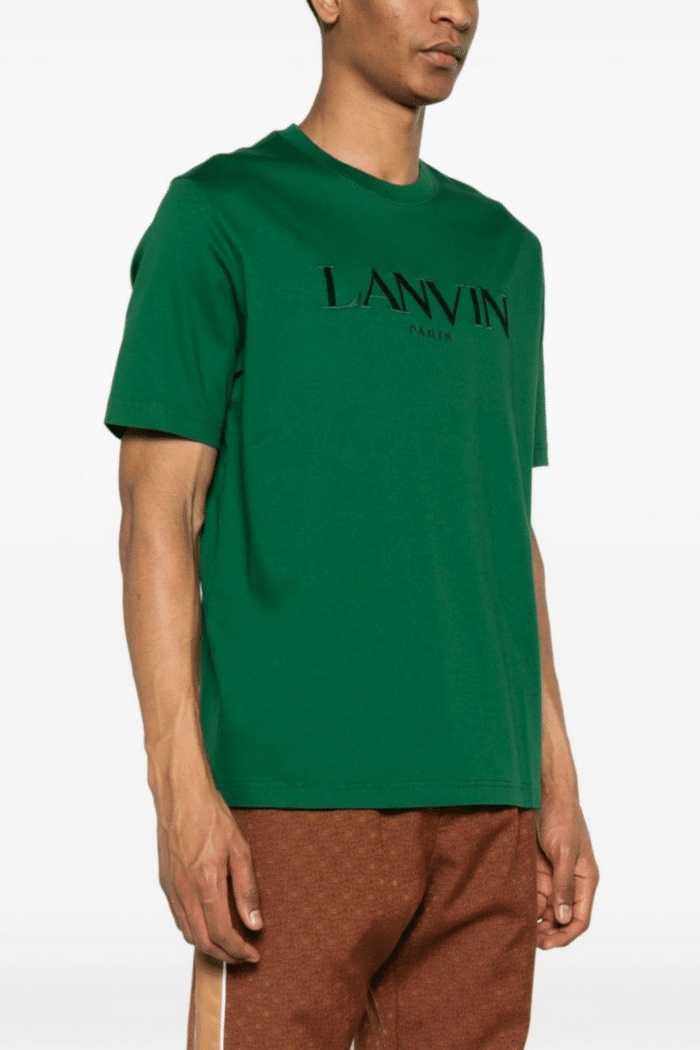 Tee-Shirt Classique Brodé Lanvin vert