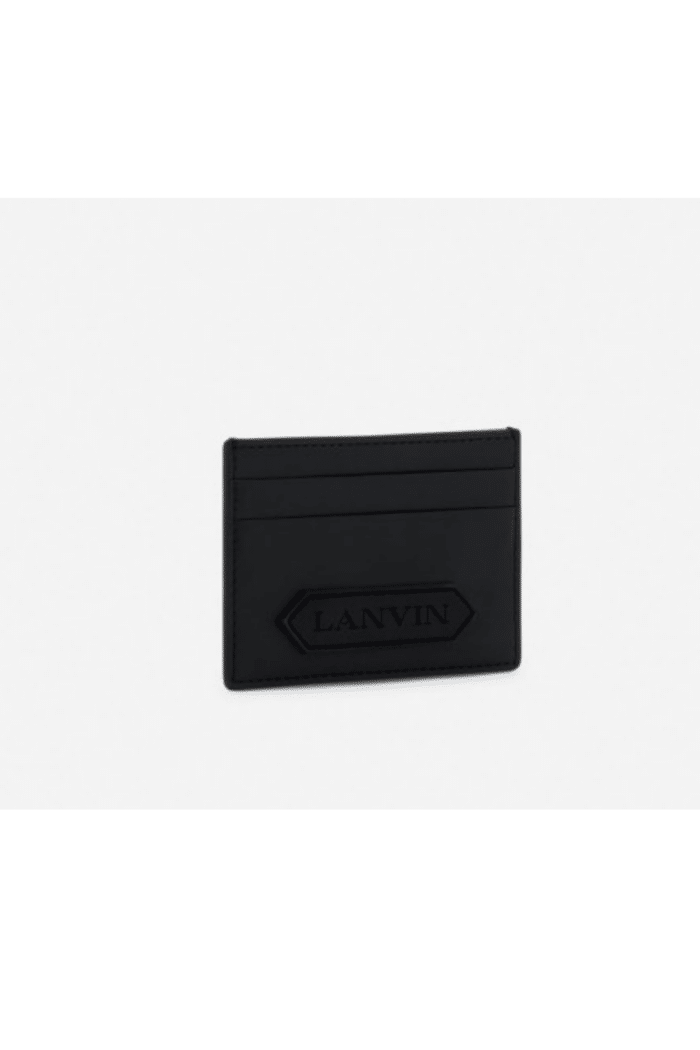 Porte-Cartes Signature Cuir Noir