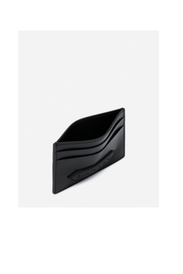 Porte-Cartes Signature Cuir Noir