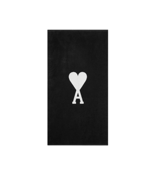 serviette noir ami de coeur