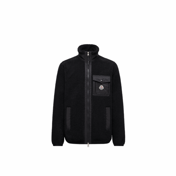 Cardigan Polaire Zippé Noir