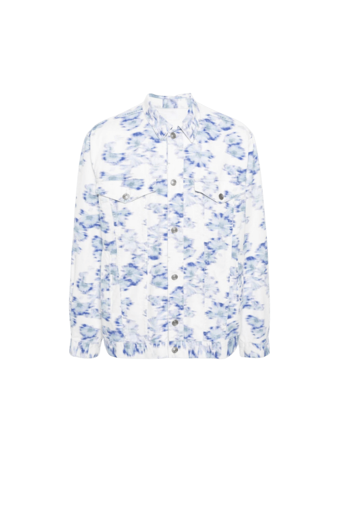 Veste Jorim Imprimée Bleu Clair