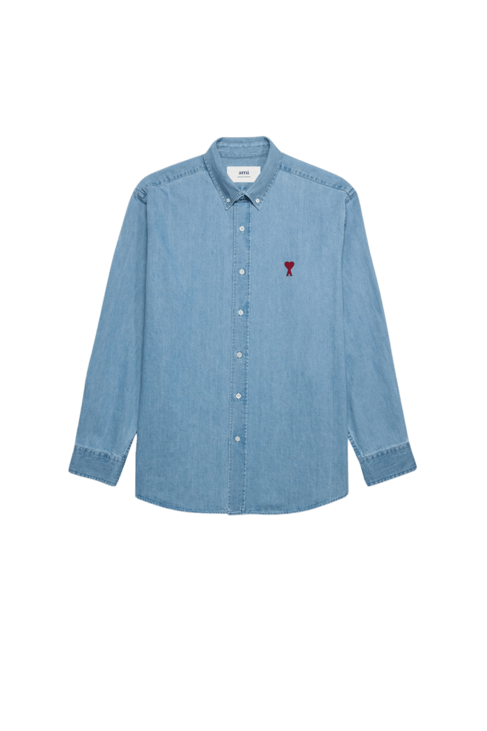 Chemise Denim Indigo Délavé