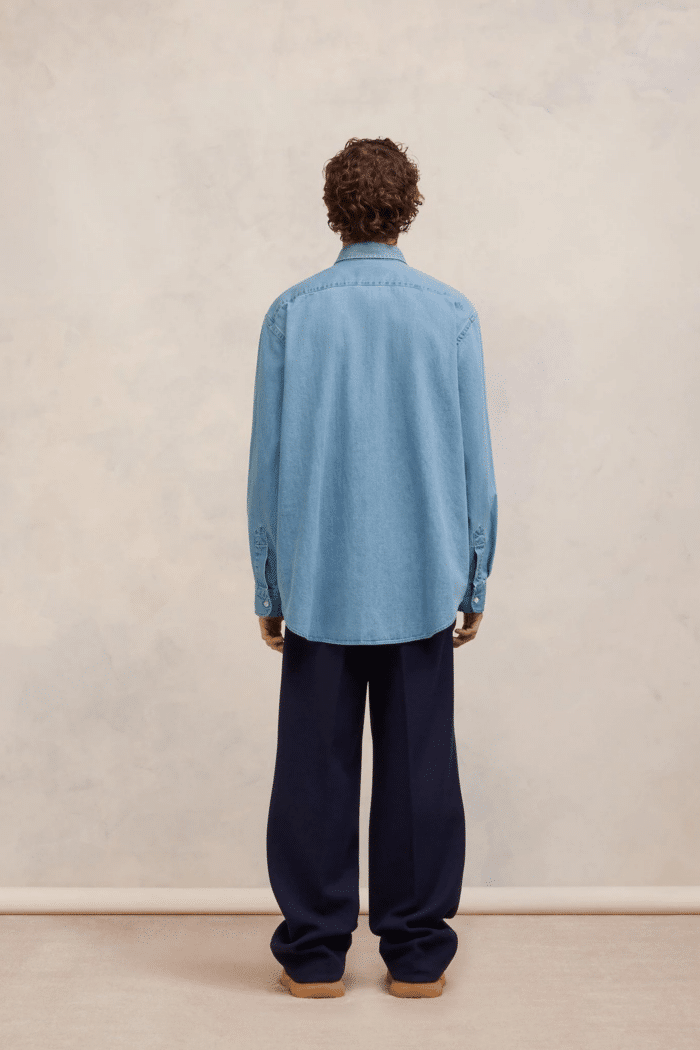 Chemise Denim Indigo Délavé