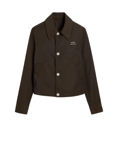 Blouson Nylon Coton Café