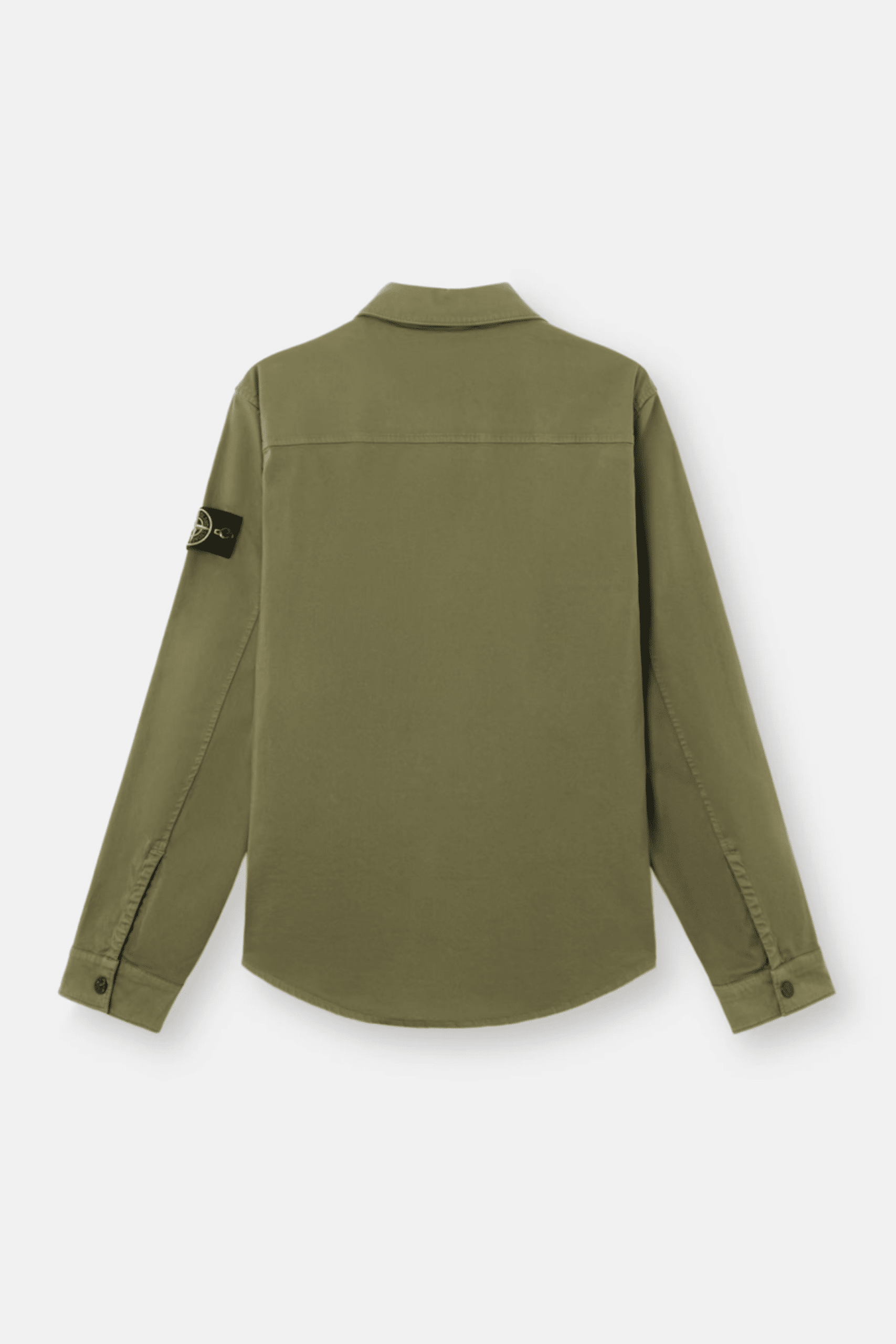 Surchemise Satin de Coton Kaki