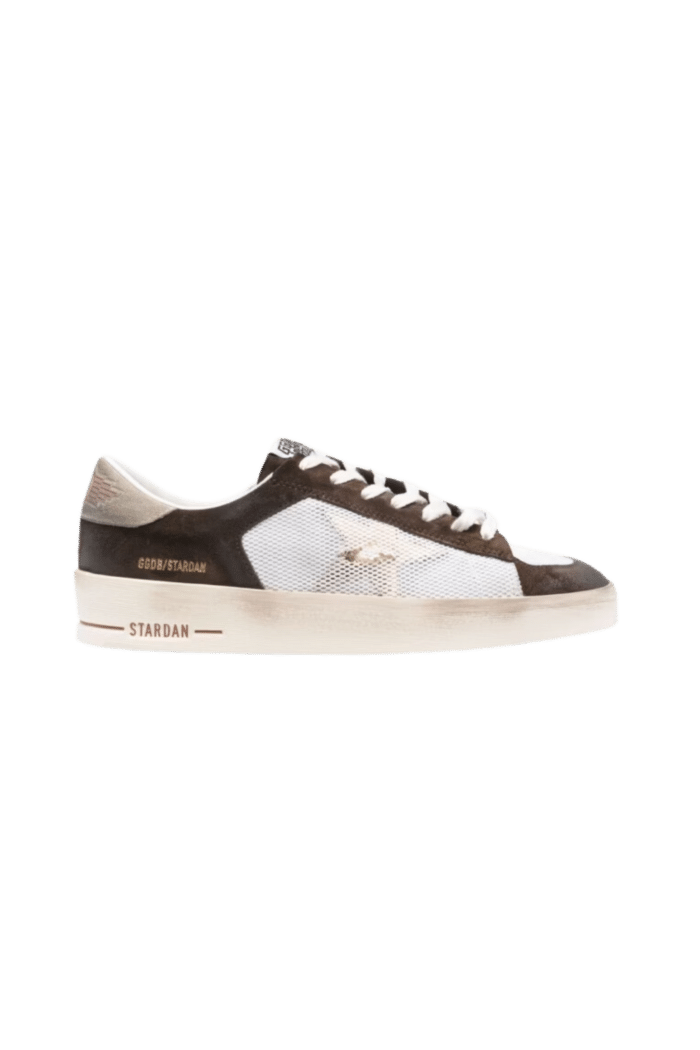 Sneakers Stardan Marron Gris Or