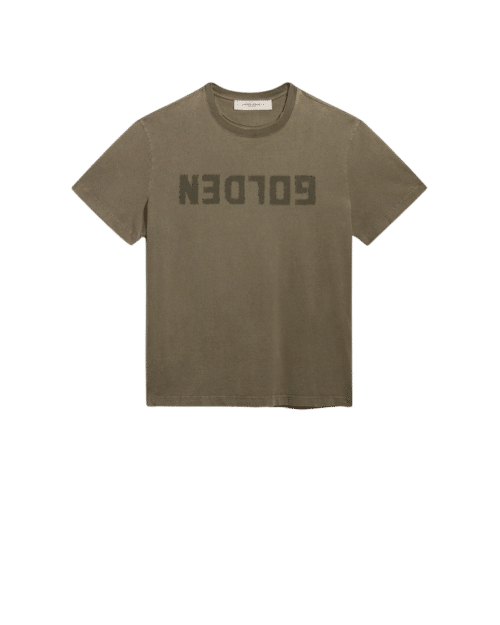 Tee-Shirt Olive Effet Usé