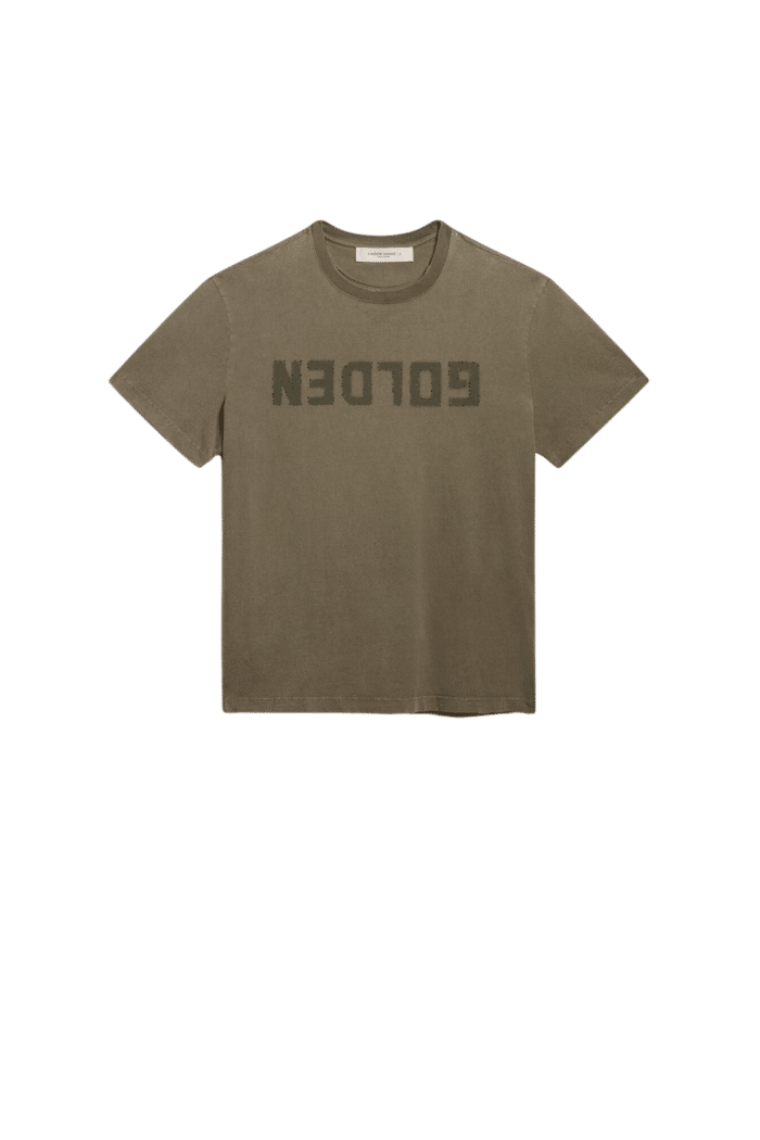 Tee-Shirt Olive Effet Usé