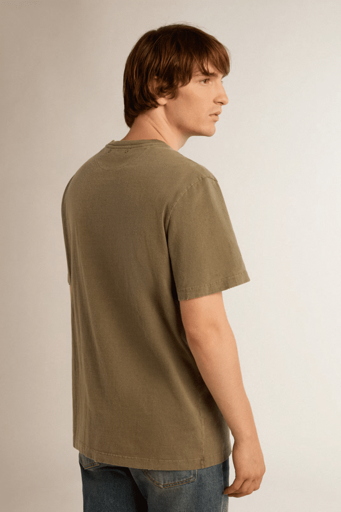 Tee-Shirt Olive Effet Usé