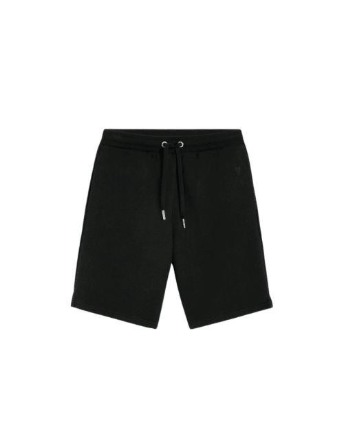 Short Molleton Noir Cœur Noir