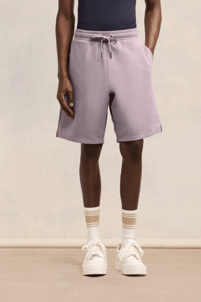 Short Molleton Lilas Cœur Lilas