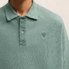 Polo Cropped Manches Longues Argile