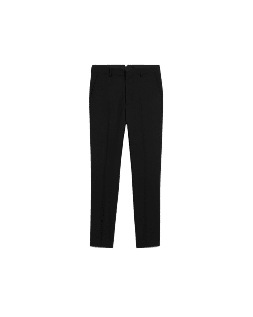 Pantalon Cigarette Laine Noire