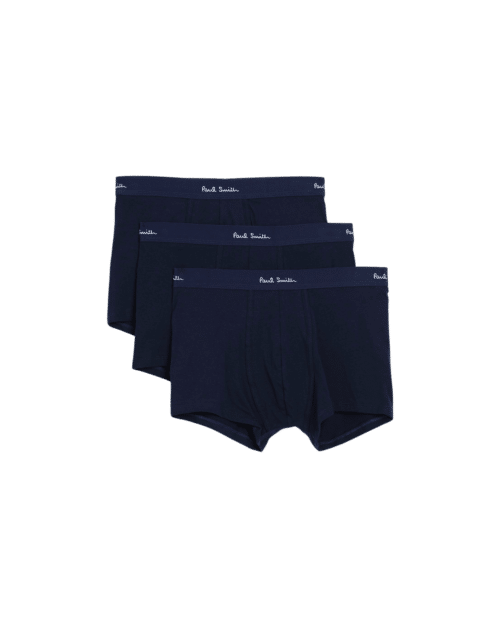 Lot De Trois Boxers Bleu Marine