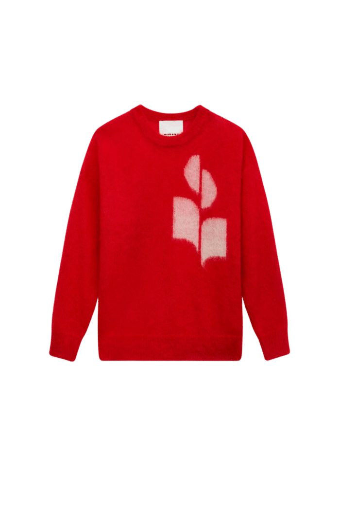 Pull Drany Mohair Rouge