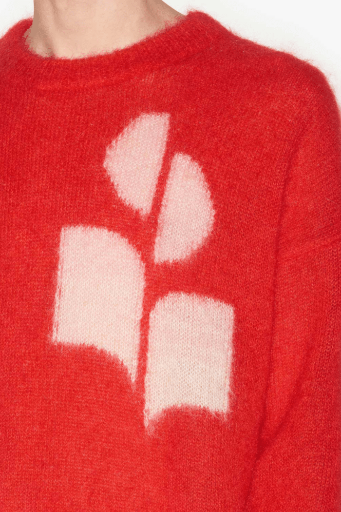 Pull Drany Mohair Rouge