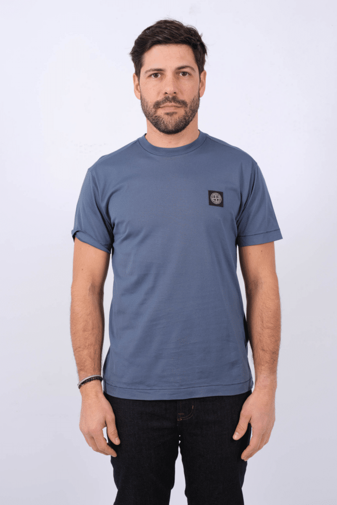 Tee-Shirt Coton Marine Logo Rose des Vents