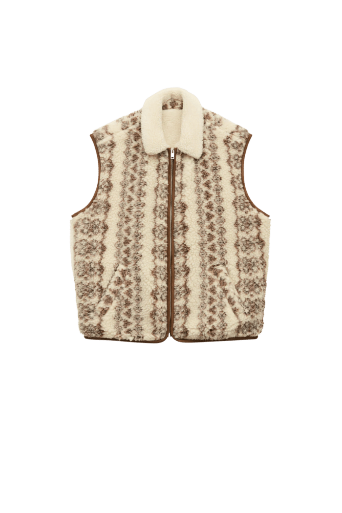 Gilet Peau Lainée Max