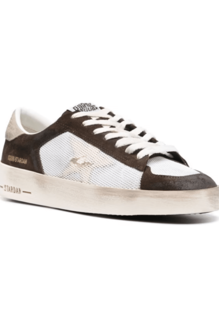 Sneakers Stardan Marron Gris Or