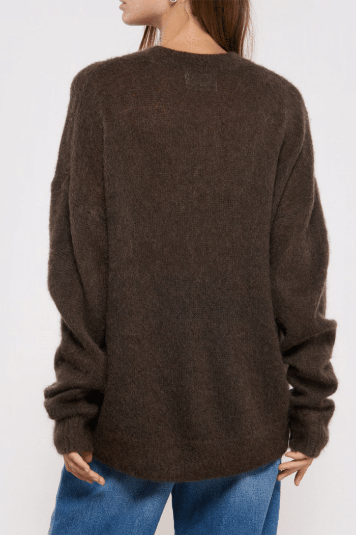 Pull Drany Mohair Marron