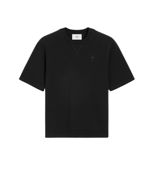 T-Shirt MC Noir Cœur Noir