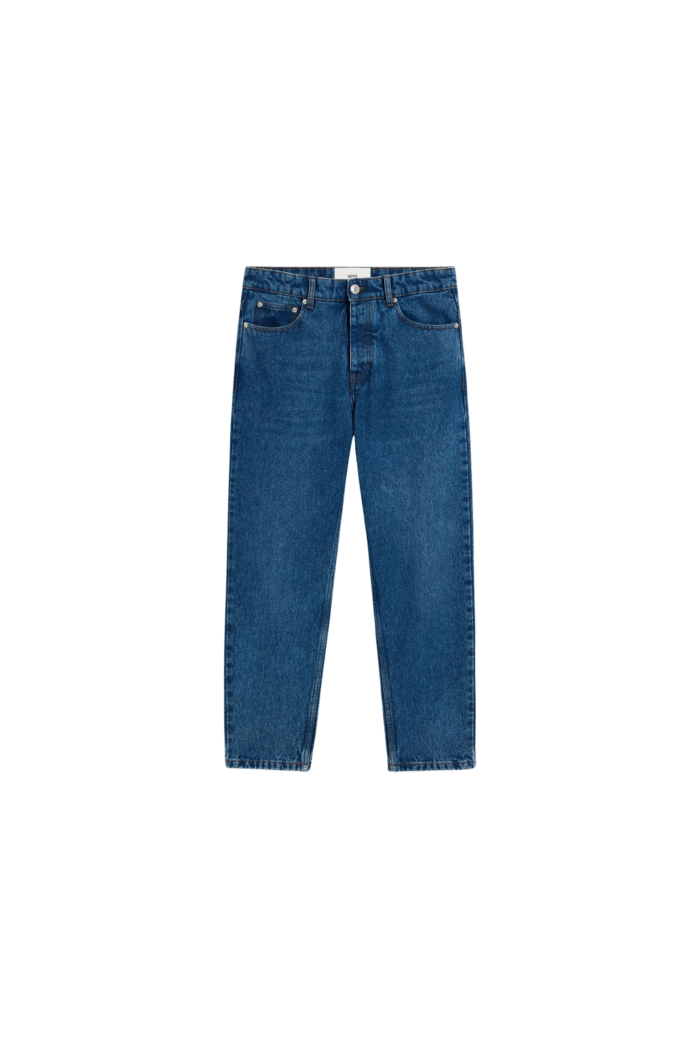 Jean Carotte Denim Indigo Délavé