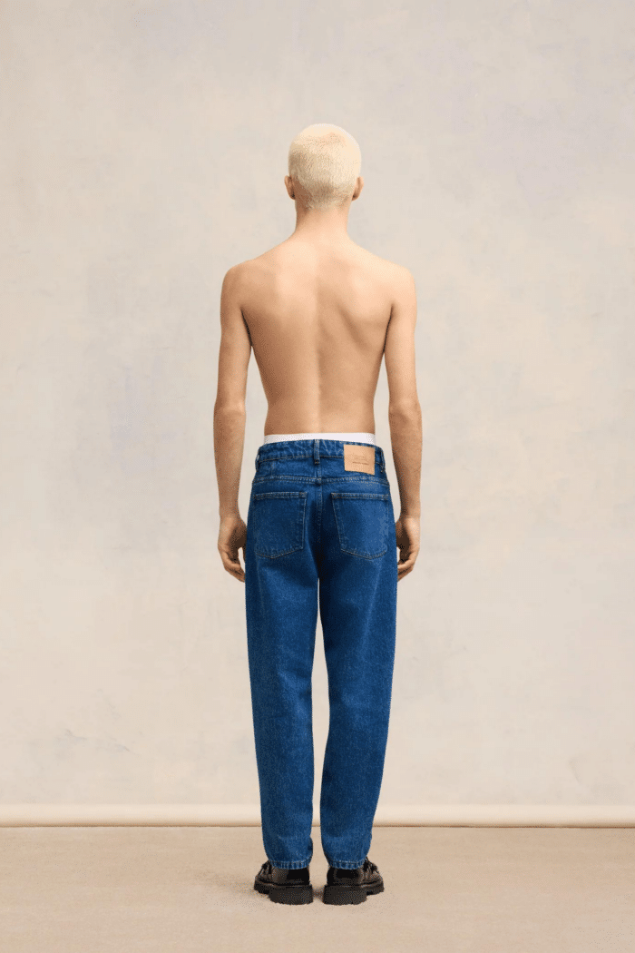 Jean Carotte Denim Indigo Délavé