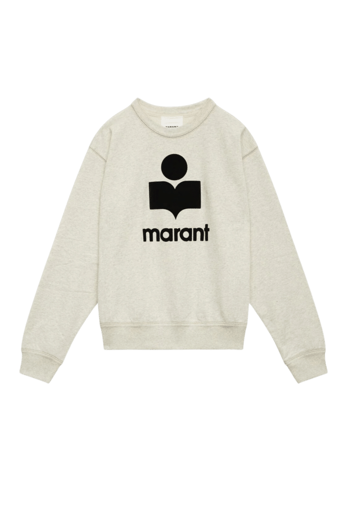 Sweat Mikoy Ecru Logo Noir