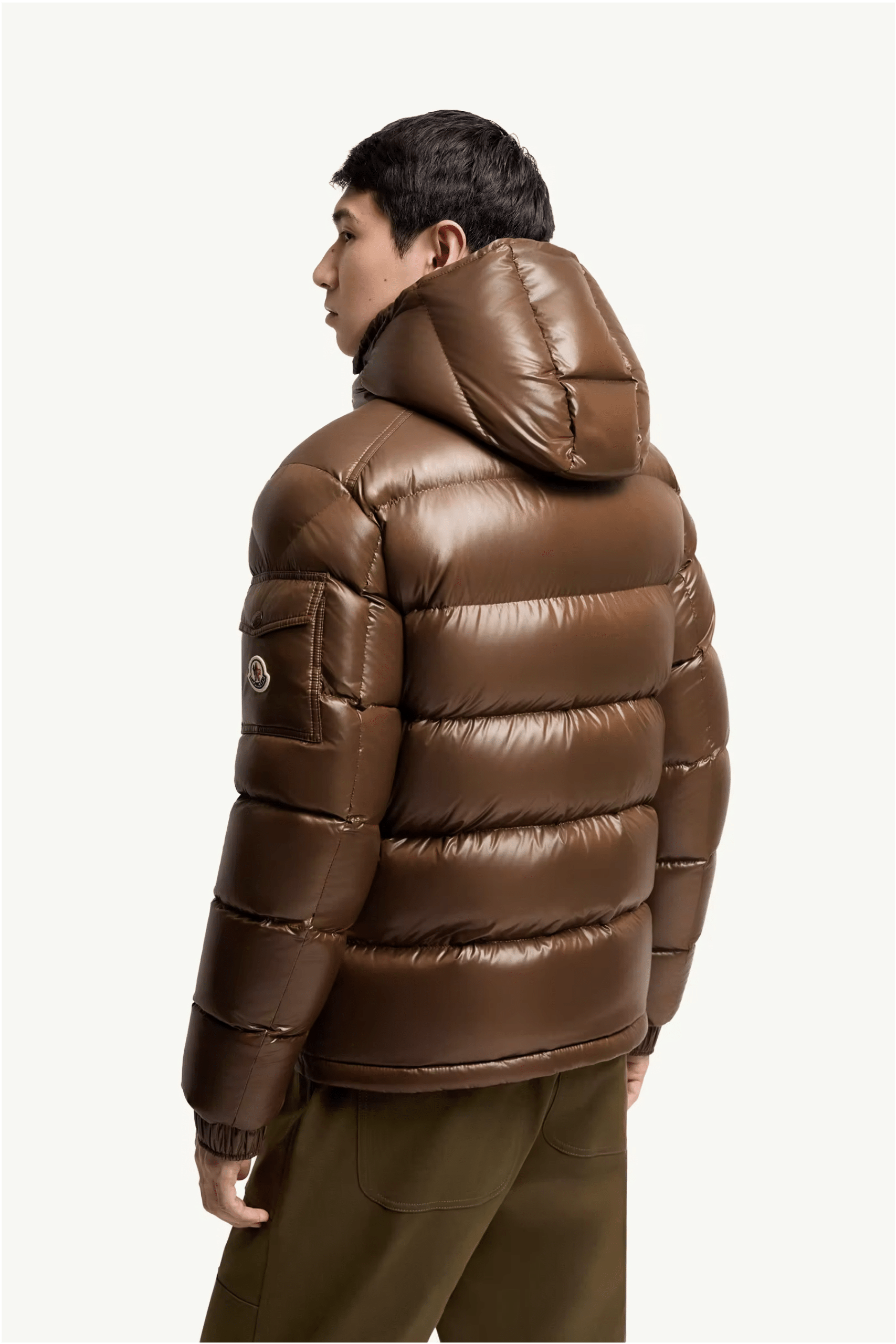 Doudoune Maya Nylon Marron