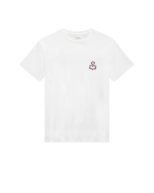 Tee-Shirt Hugo Blanc Logo Brodé