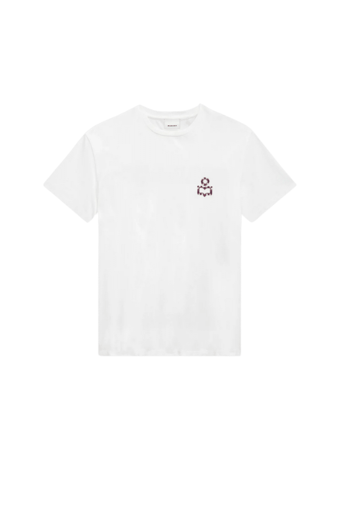 Tee-Shirt Hugo Blanc Logo Brodé