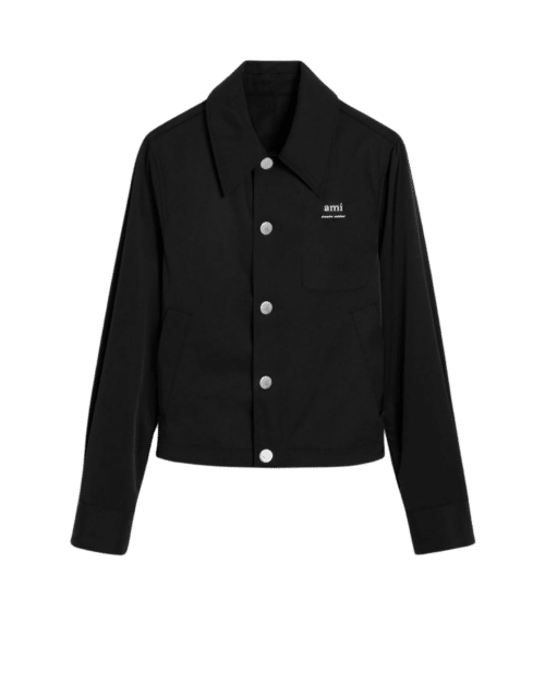 Blouson Nylon Coton Noir