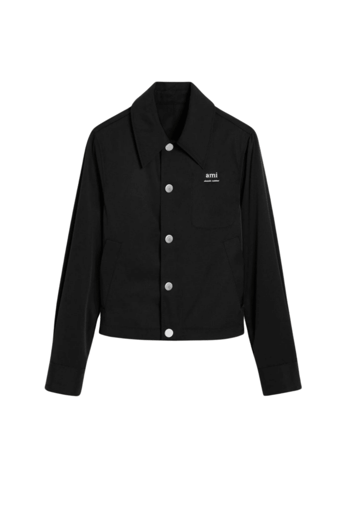 Blouson Nylon Coton Noir