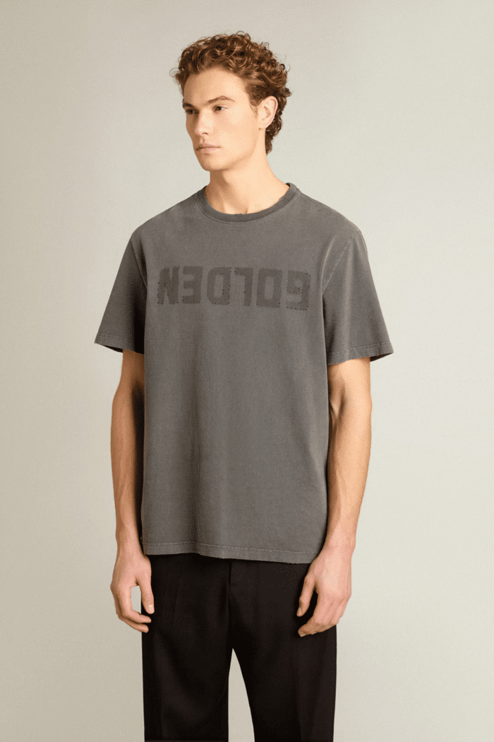 Tee-Shirt Gris Effet Usé