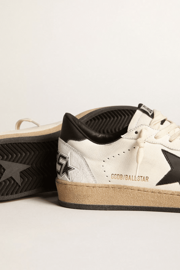 Sneakers Ball Star Blanc Étoile Noire