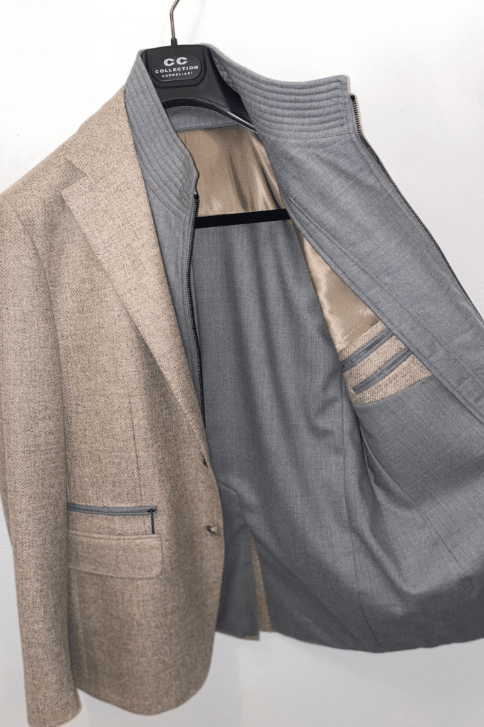 Veste Laine Beige – Image 3