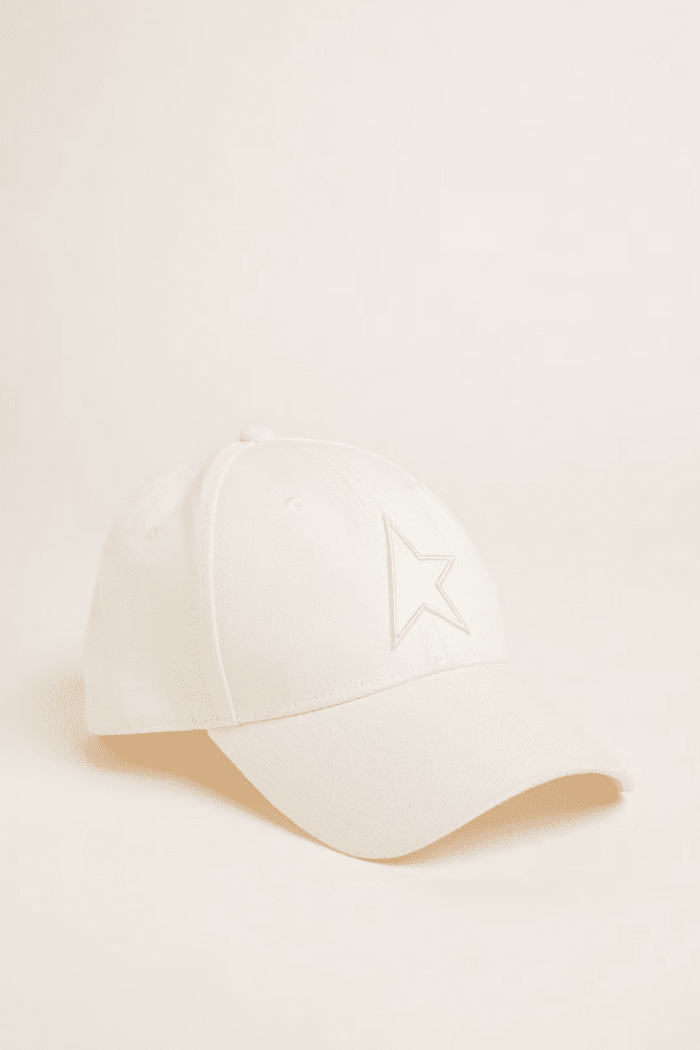 Casquette Blanche Étoile Blanche