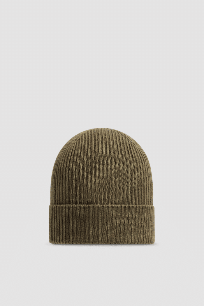 Bonnet Laine Vert Olive