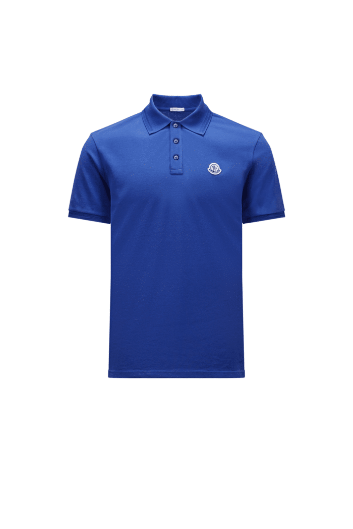 Polo Bleu Clair Logo Tricolore