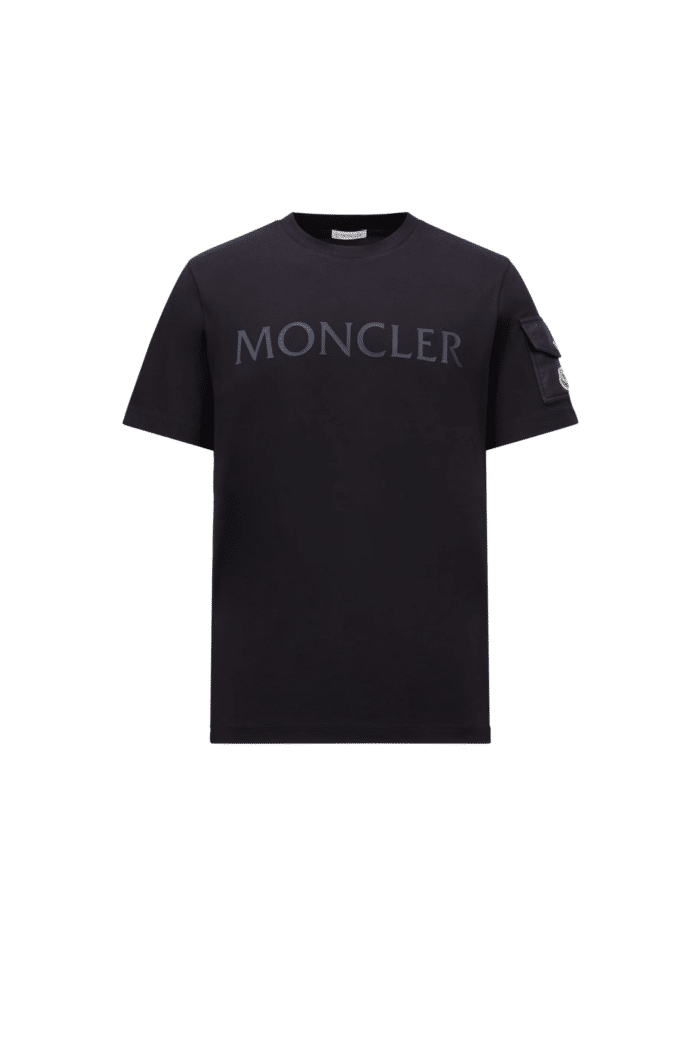 Tee-Shirt Coton Marine Logo Laminé